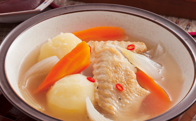鶏手羽と野菜のスープ煮
